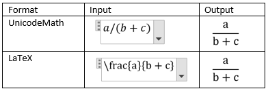 Create Fractions in Linear