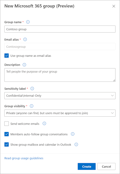 Creating group image