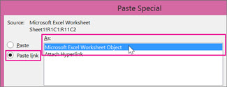 Choose Microsoft Excel