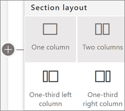 Section layouts