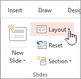 Layout button